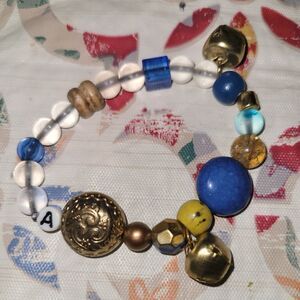 Handmade letter bundle/couple bracelets